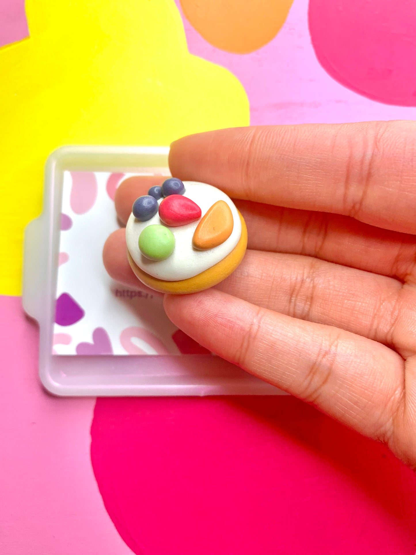 Fruit Pizza Cookie Magnet