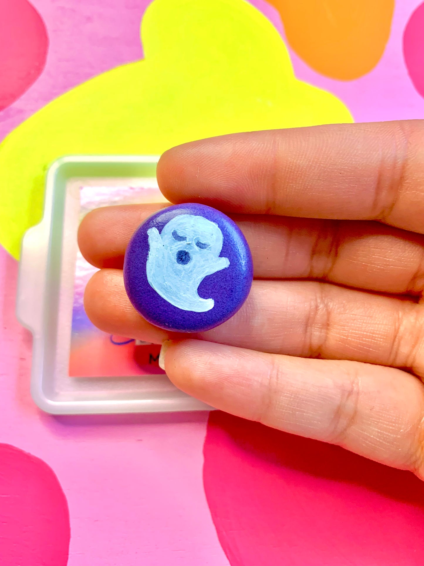 Ghost with Tail Cookie Magnet( Fall Special)