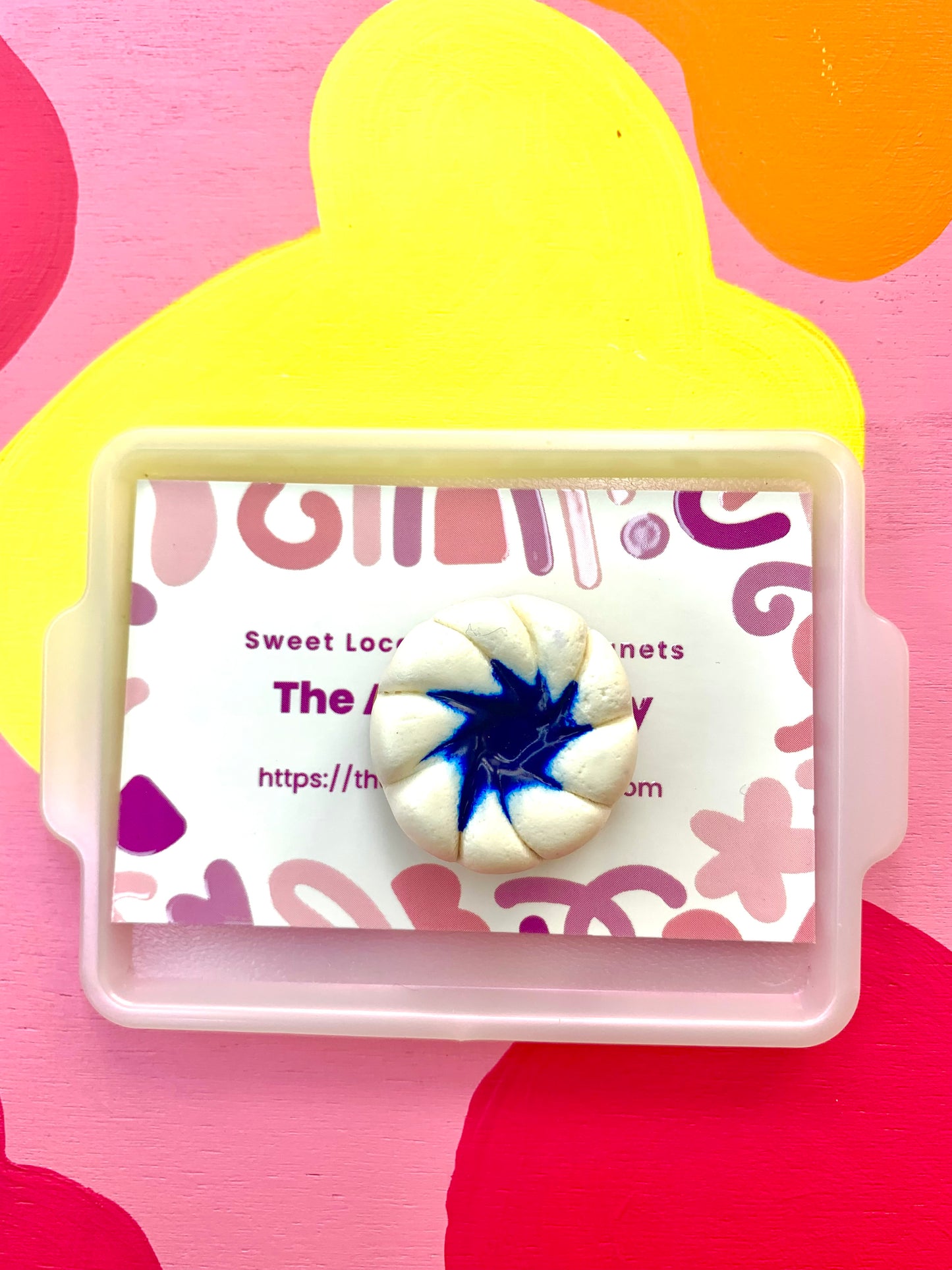 Blueberry Cream Cookie Magnet