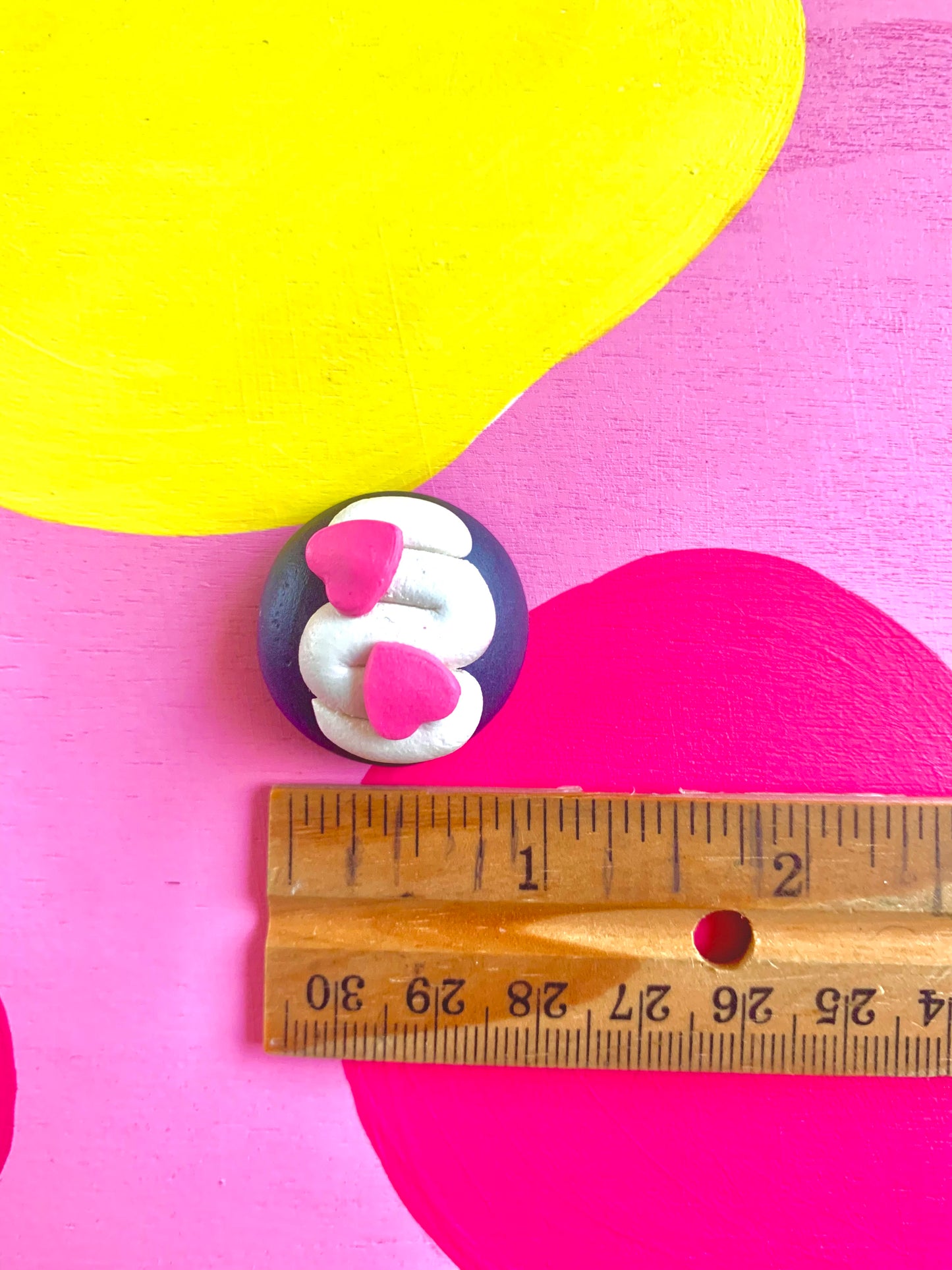 Pink Heart Swivel on Purple Valentine Cookie