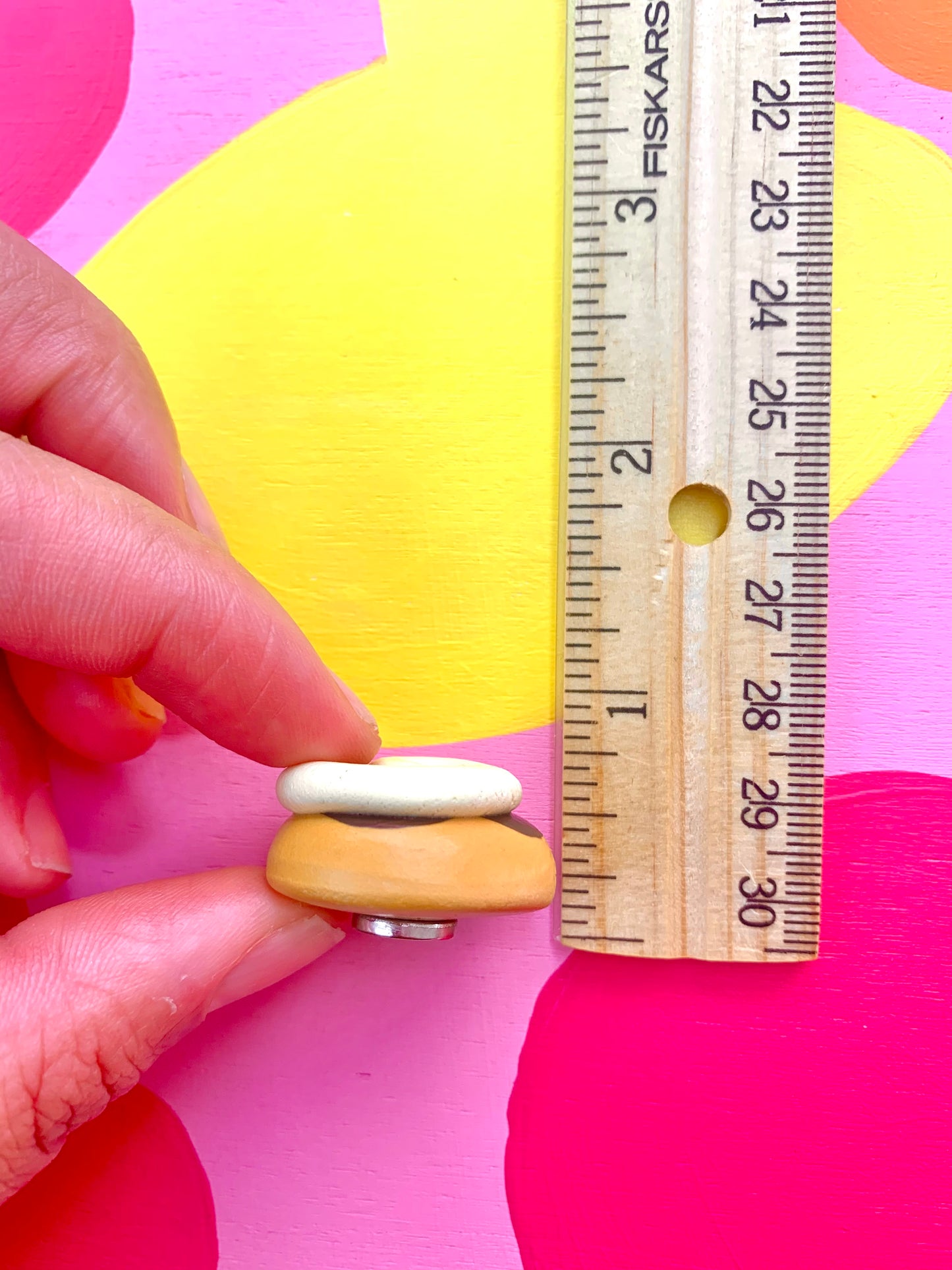Maple Cinnamon Roll Cookie Magnet