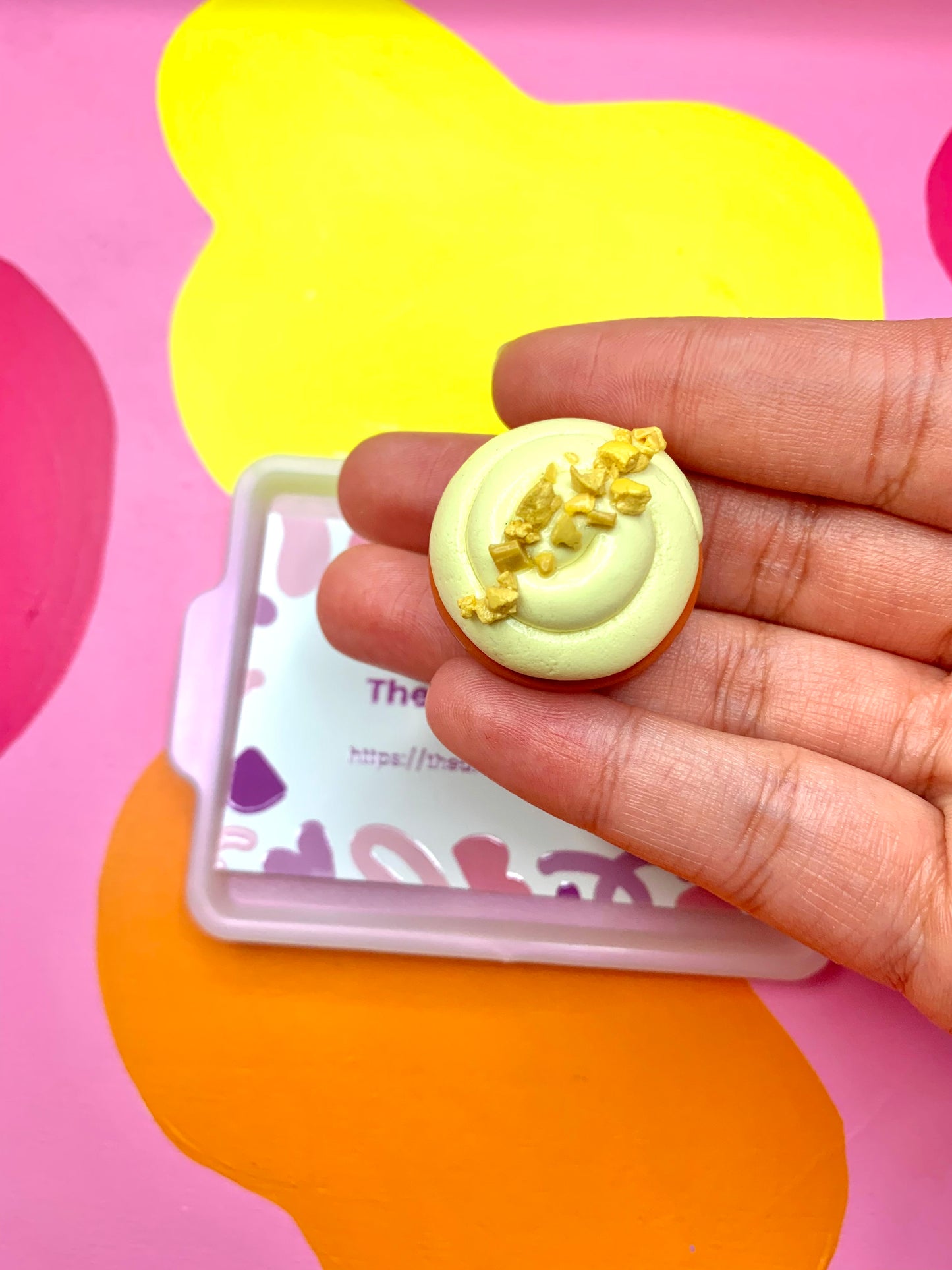 Carrot Cake Cookie Magnet