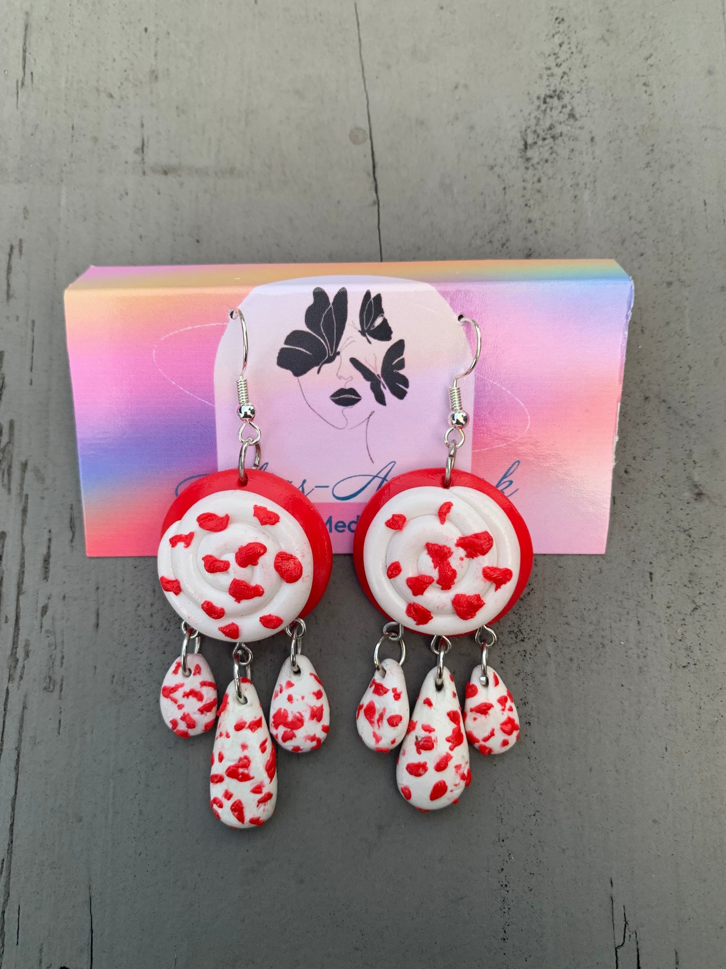 Red Velvet Cookie Earrings