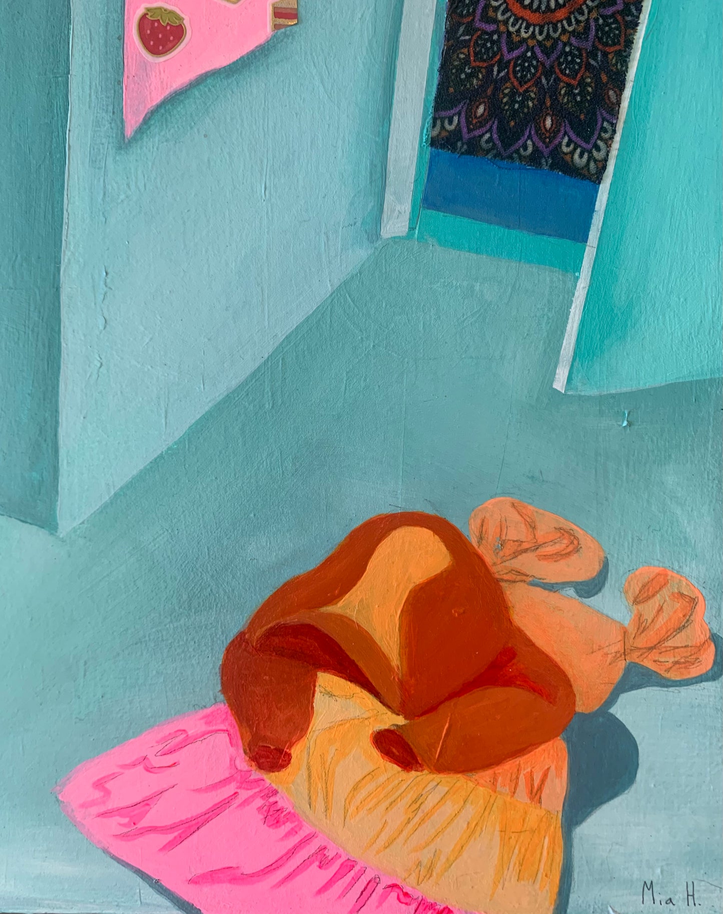 “Lucious Escape “- Original Painting