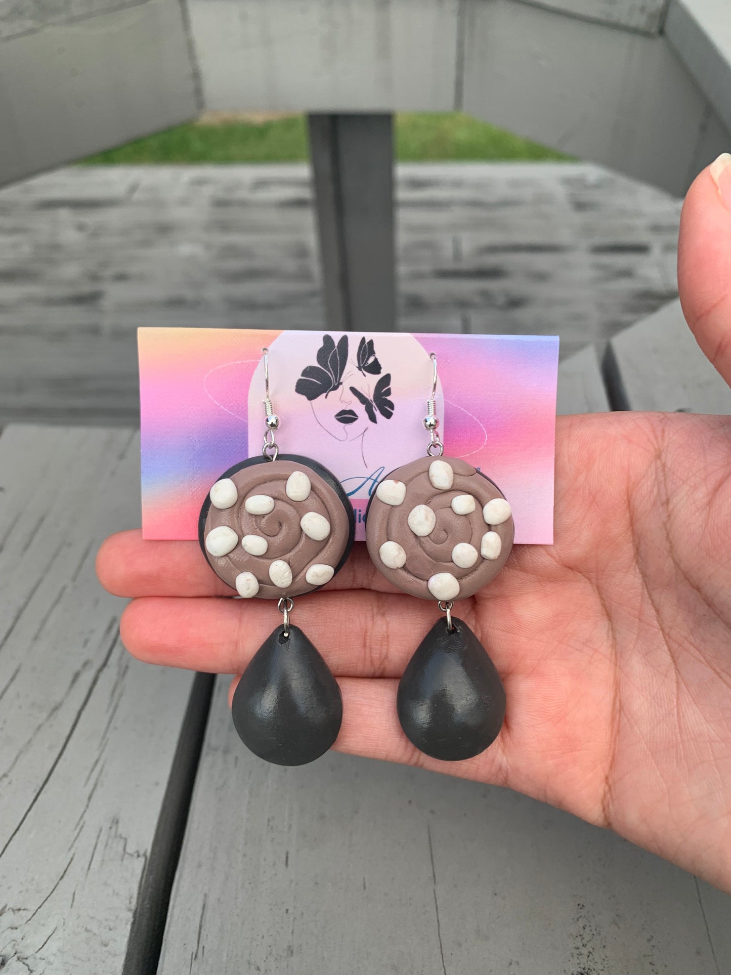 Hot Chocolate Cookie Earrings
