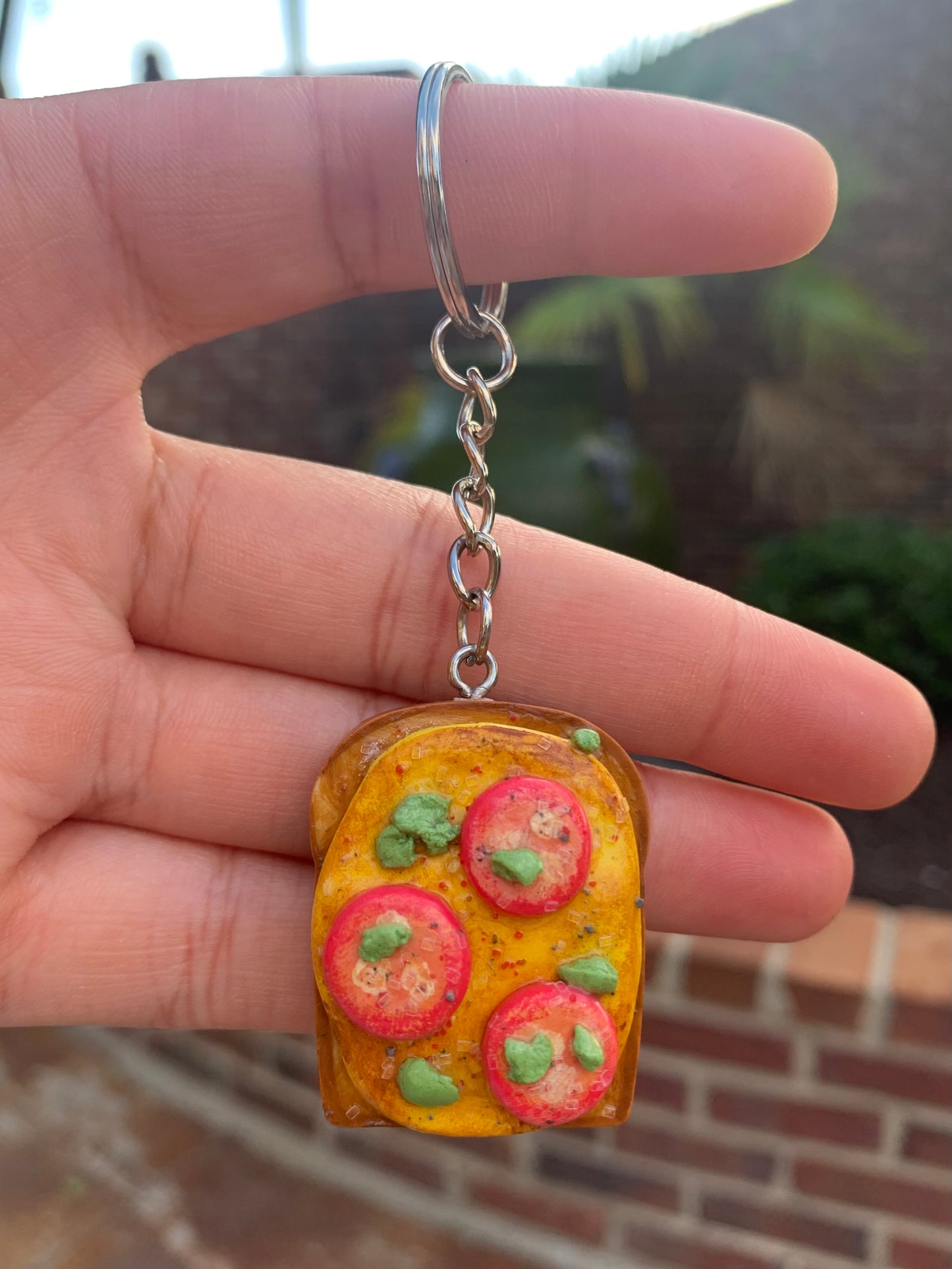 Cheap Man’s Pizza Toast Keychain