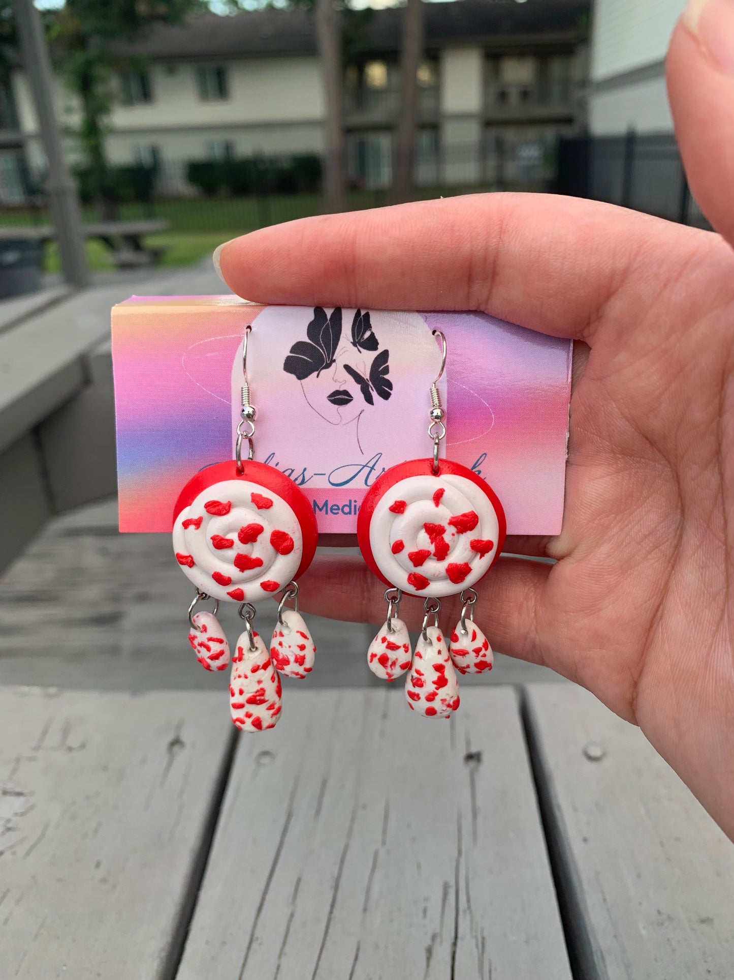 Red Velvet Cookie Earrings