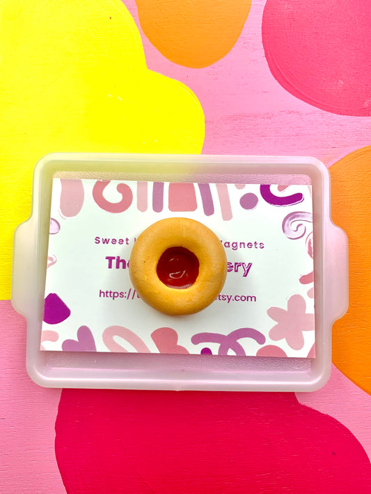 Strawberry Thumbprint Cookie Magnet