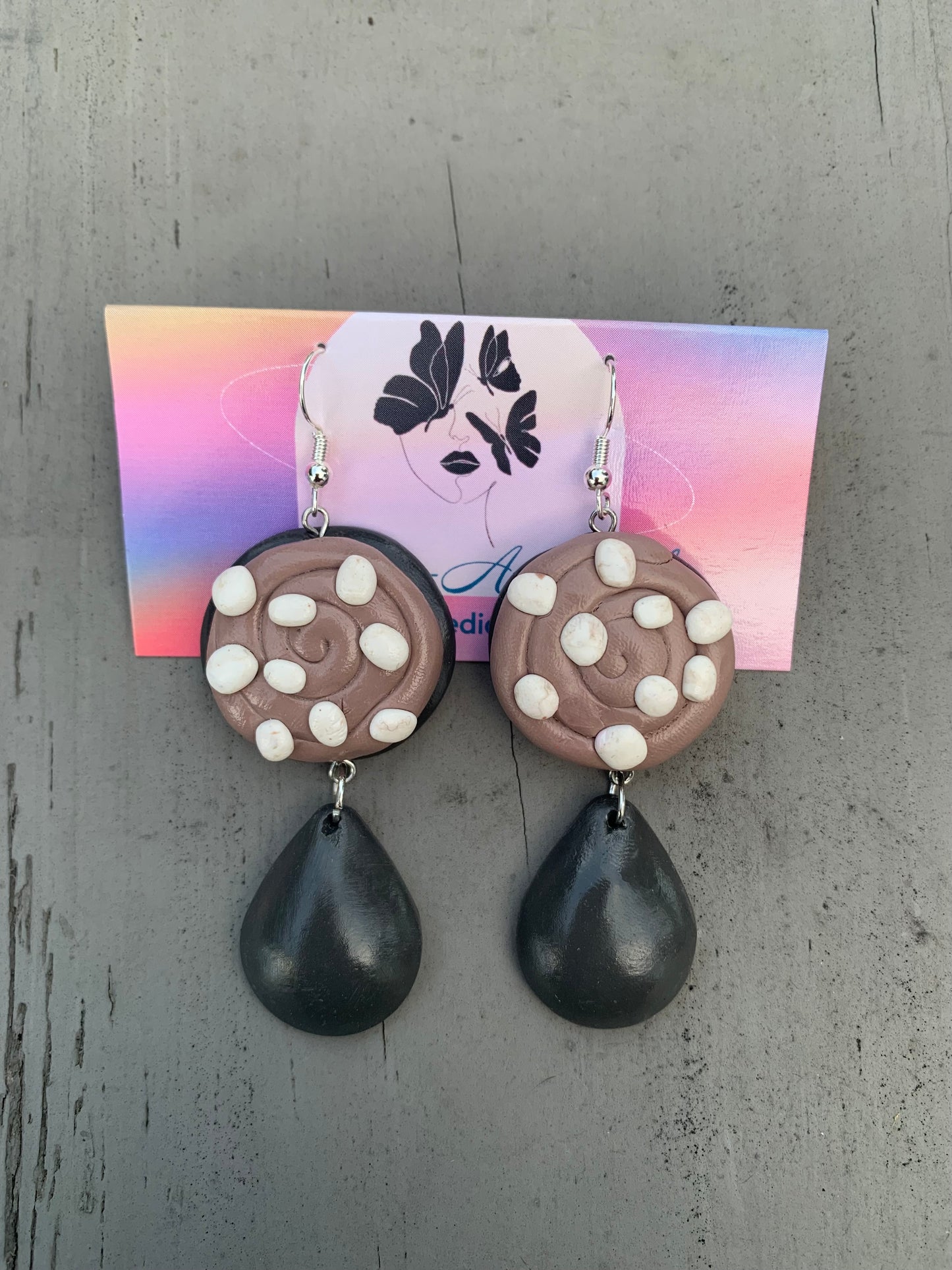 Hot Chocolate Cookie Earrings
