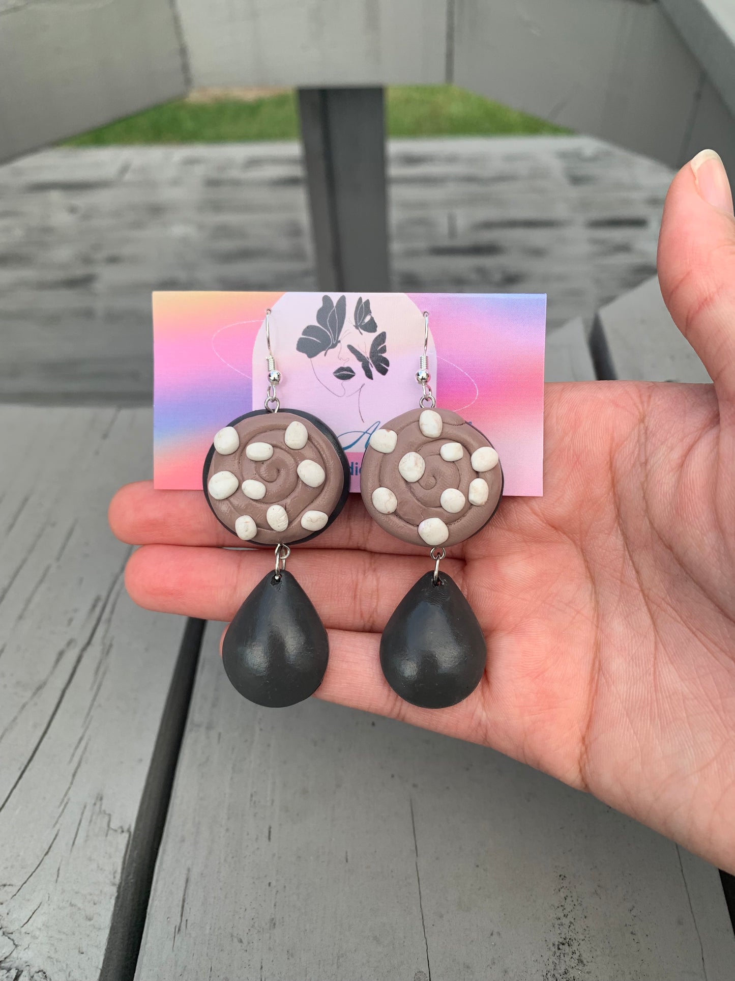 Hot Chocolate Cookie Earrings