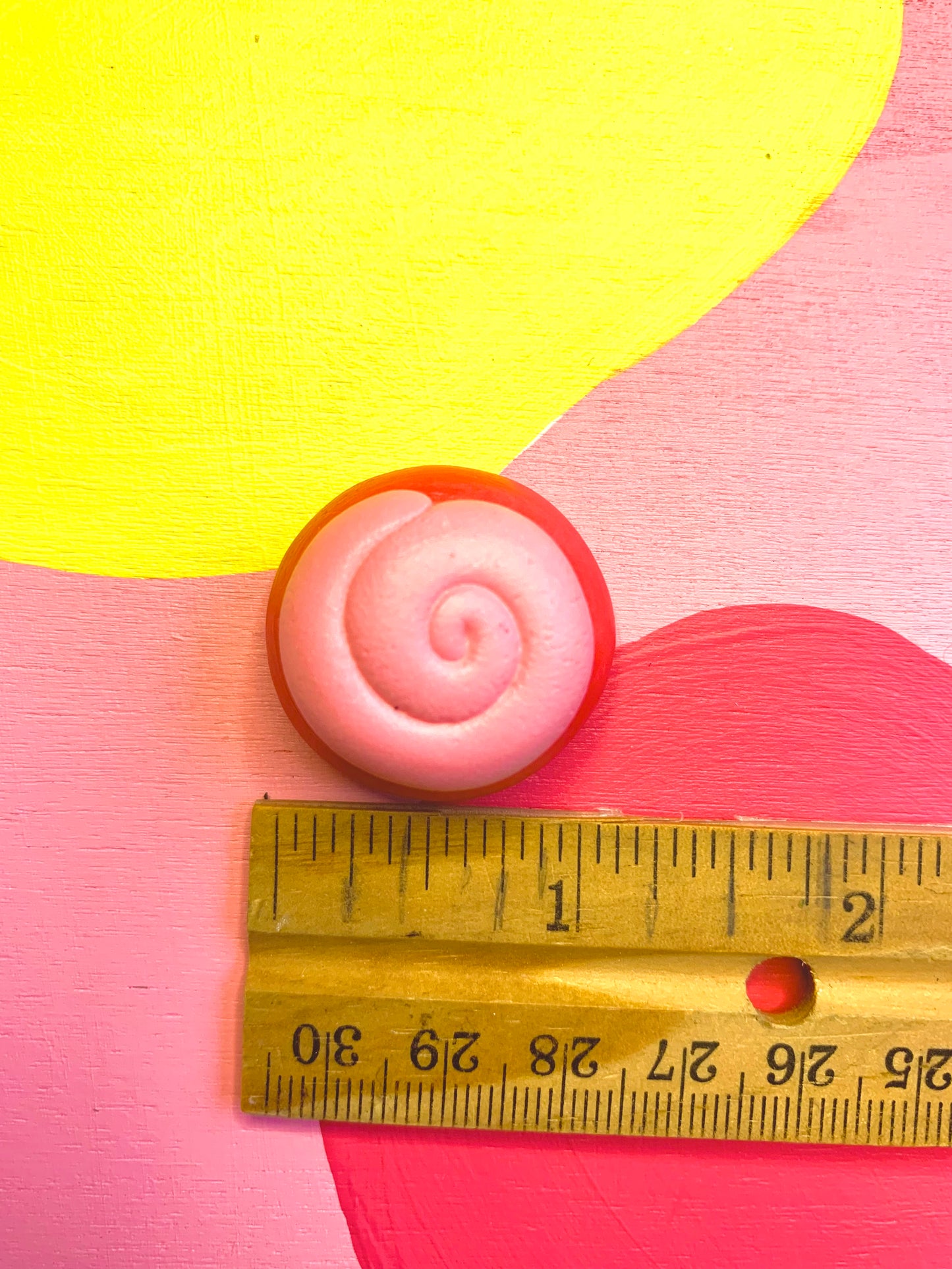 Pink Spiral Cookie