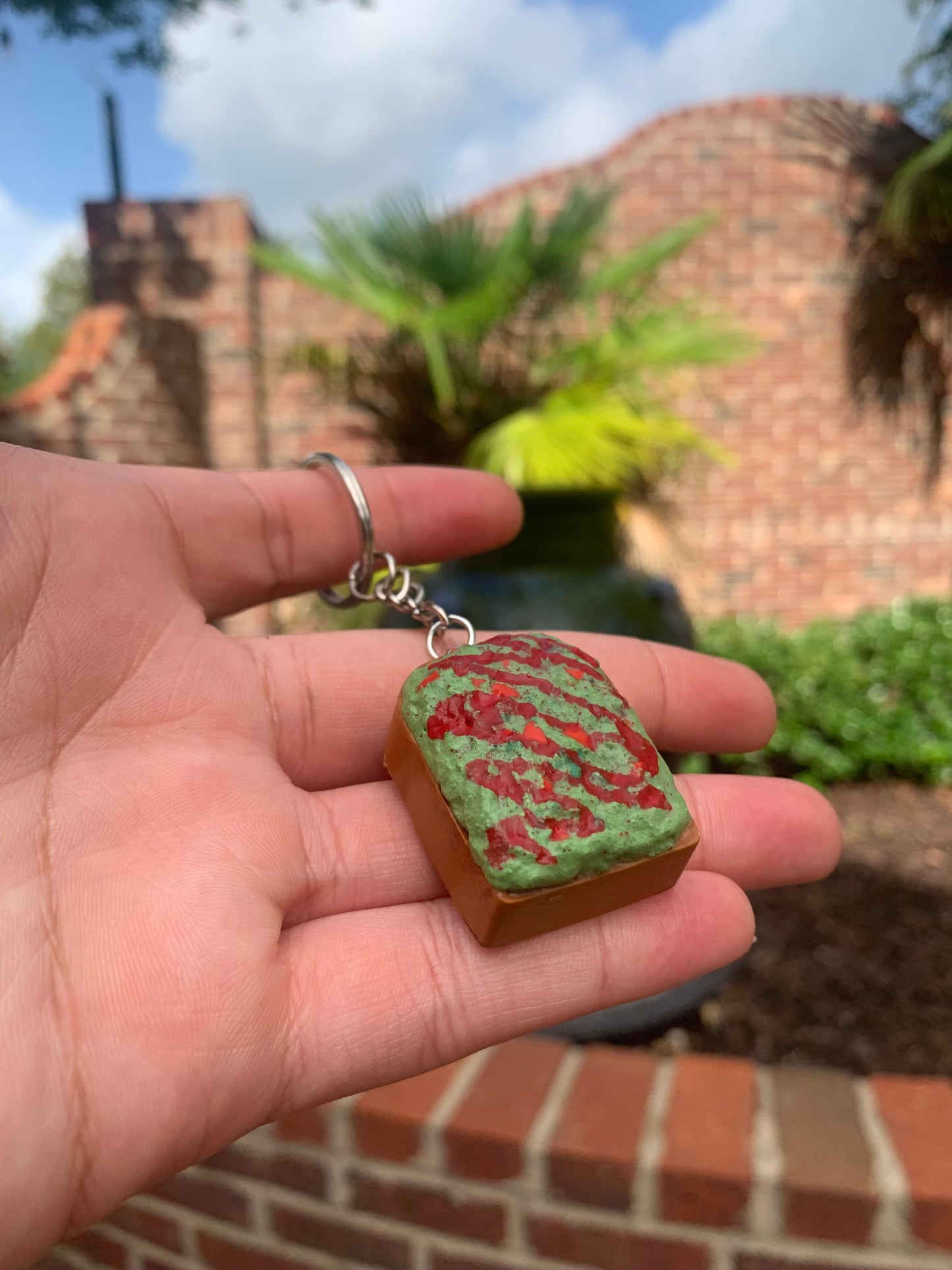 Spicy Avocado Toast Keychain