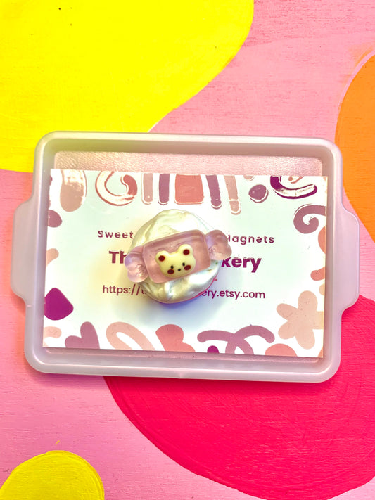 Sweet Candy Cream Puff Valentine Cookie
