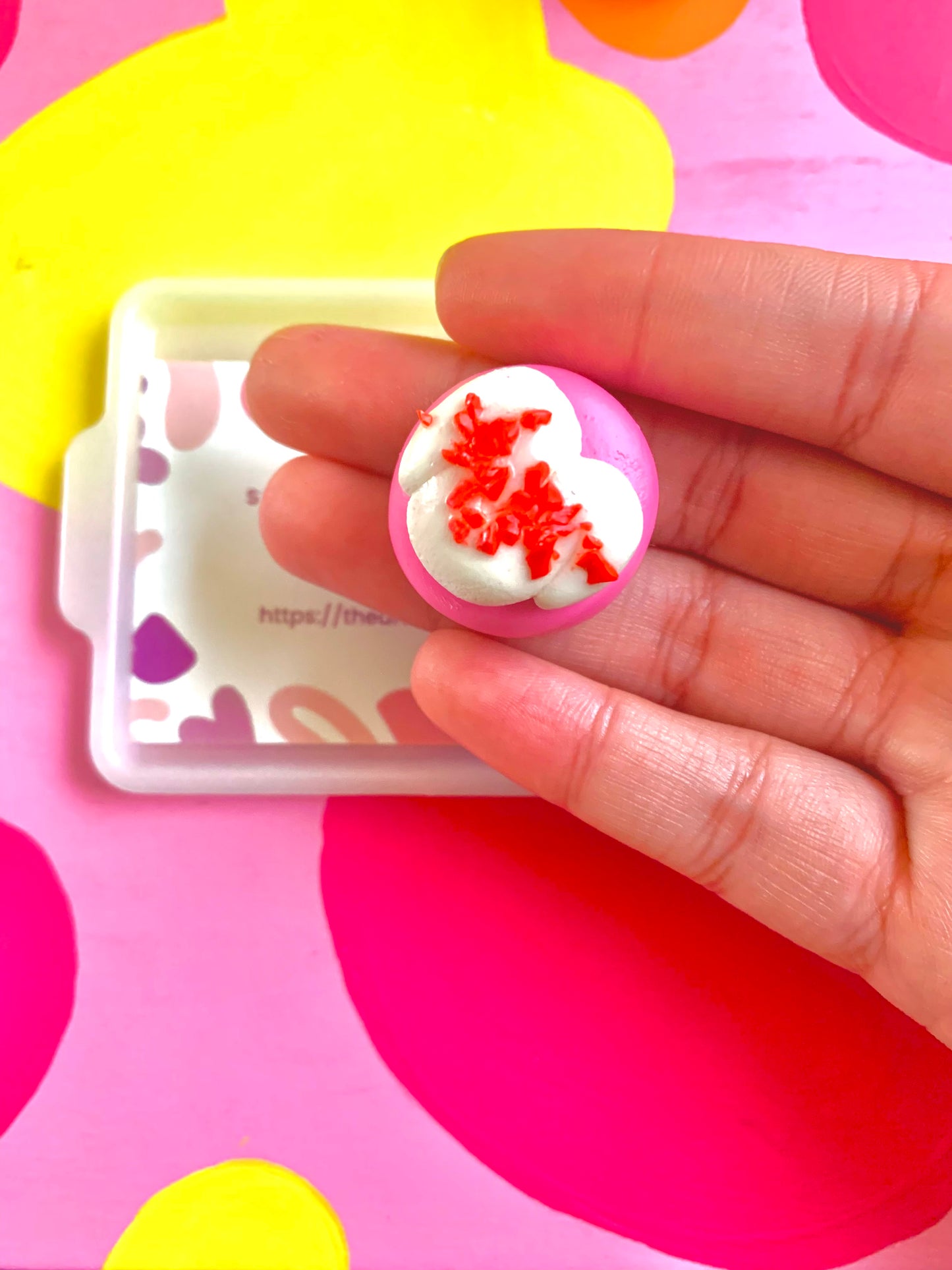Strawberry Shortcake Cookie Magnet