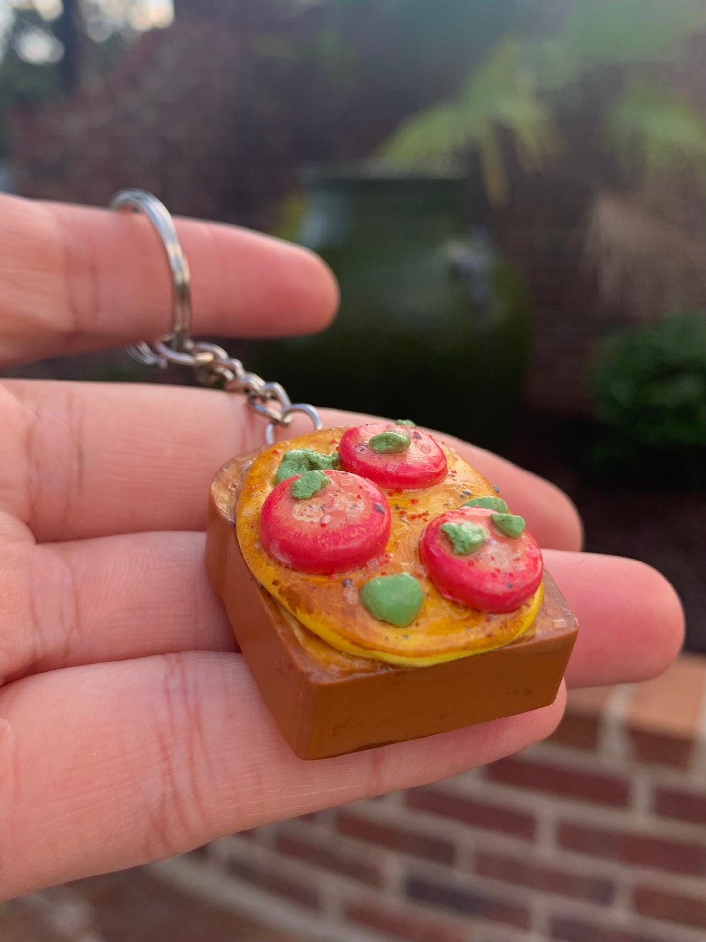 Cheap Man’s Pizza Toast Keychain