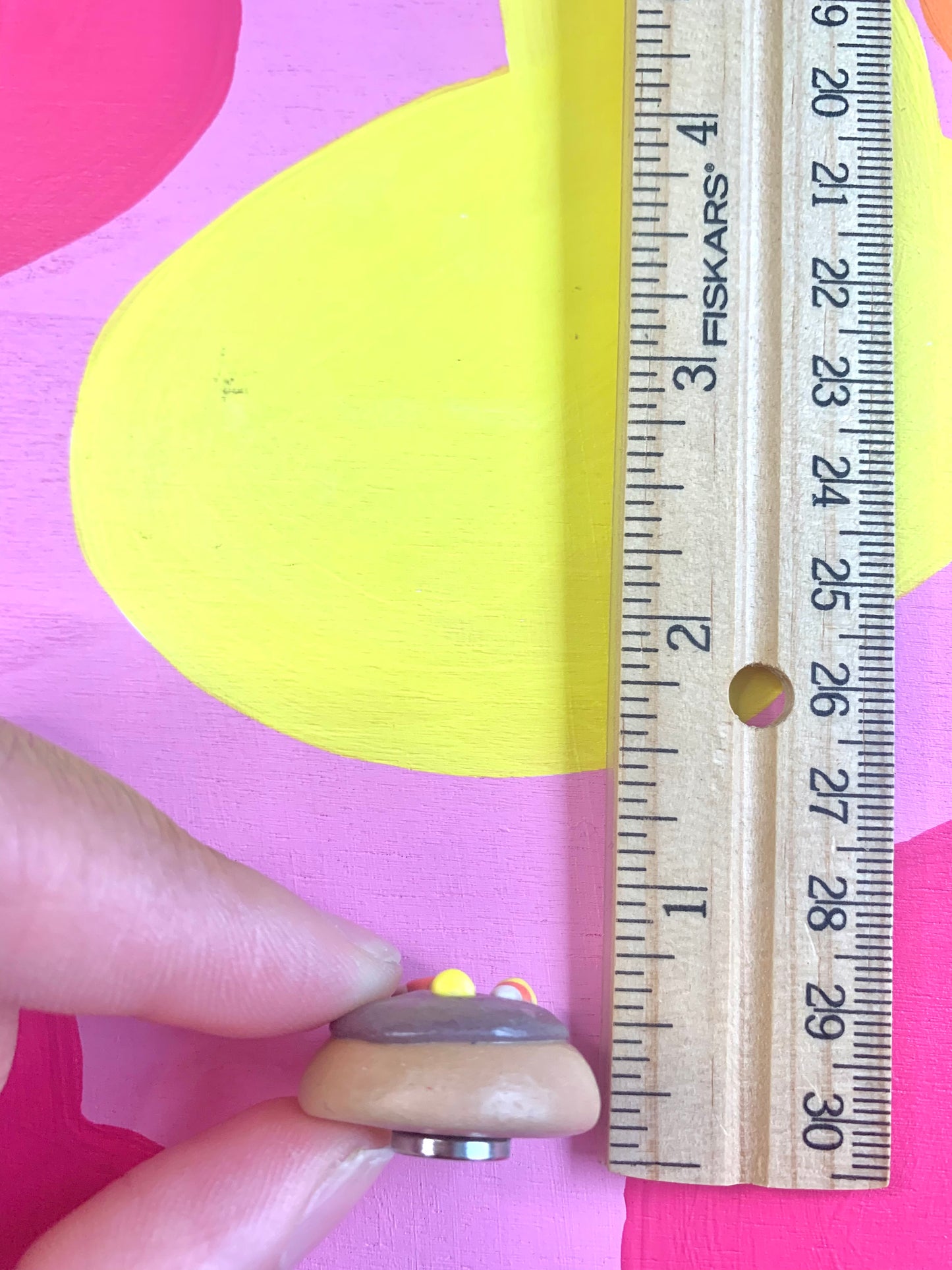 Chocolate Candy Corn Cookie Magnet (Fall Special )