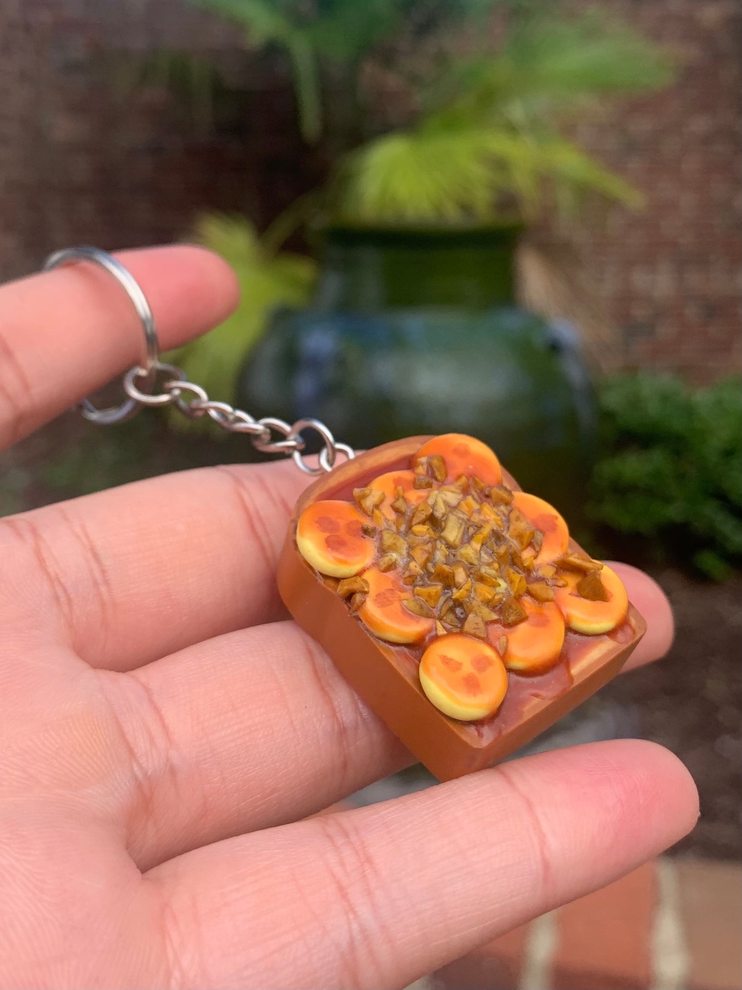 Nutty Banana with Syrup French Toast Keychain