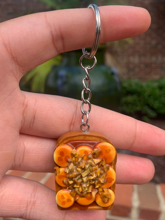 Nutty Banana with Syrup French Toast Keychain