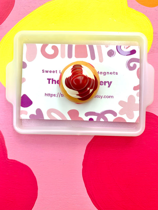 Strawberry Drizzle Cookie Magnet