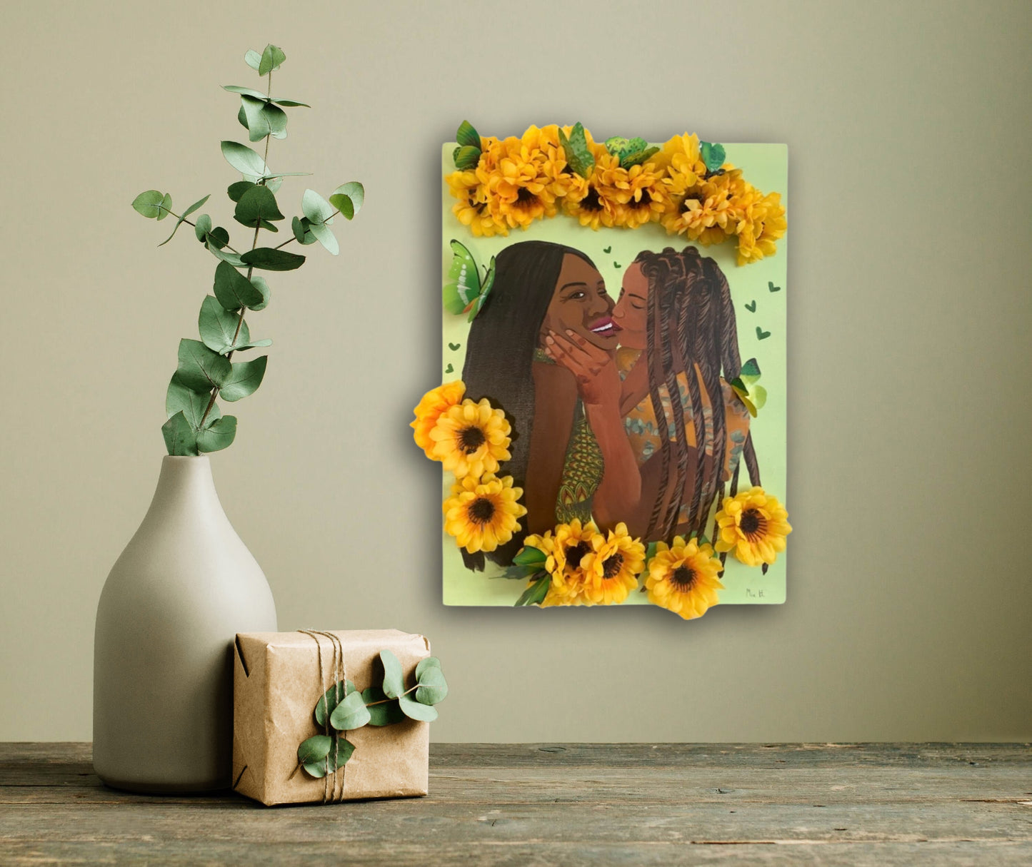 “When Love Comes Naturally “- Original Painting