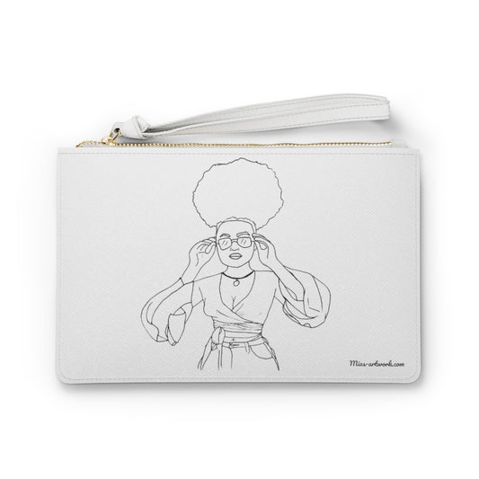 Positive Vibe Clutch Bag