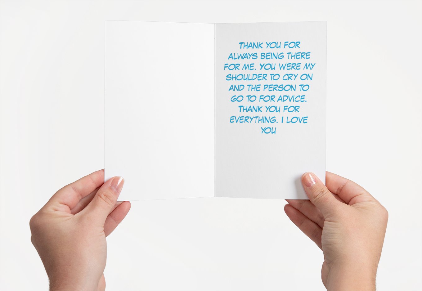 Departure Note Card- Mother’s Day Card