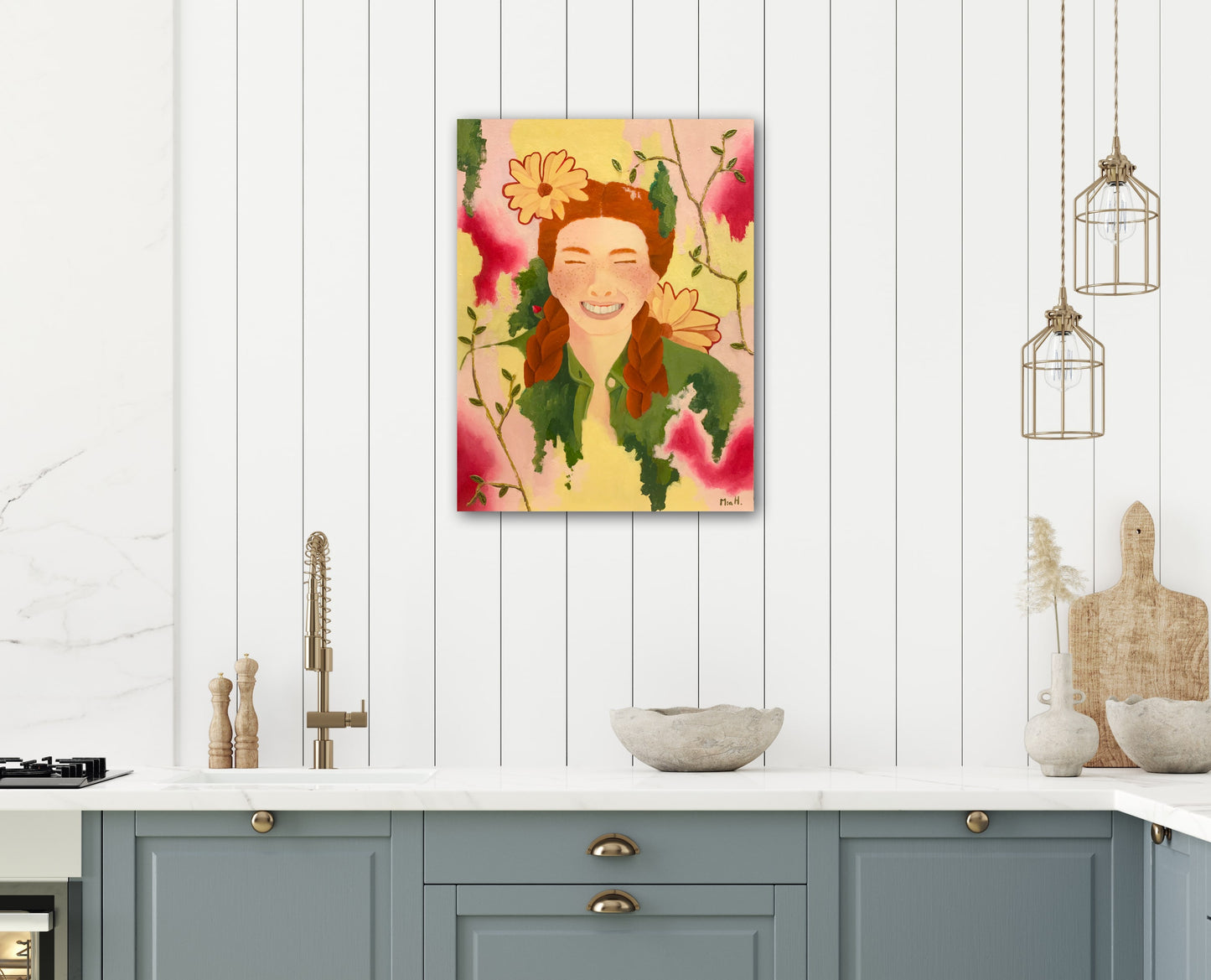 " Growing Happiness"- Original Painting