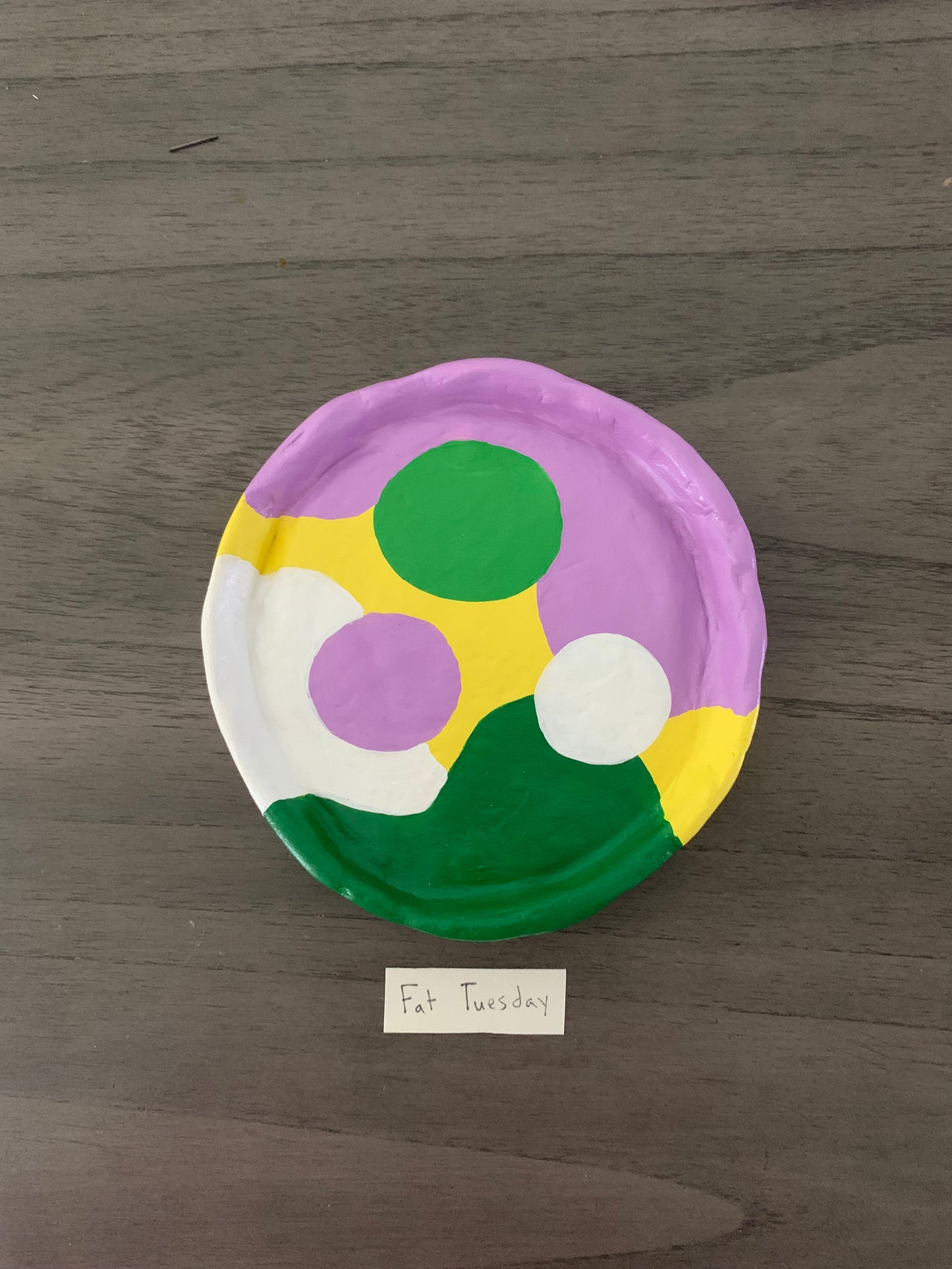 “Fat Tuesday “ Trinket Tray