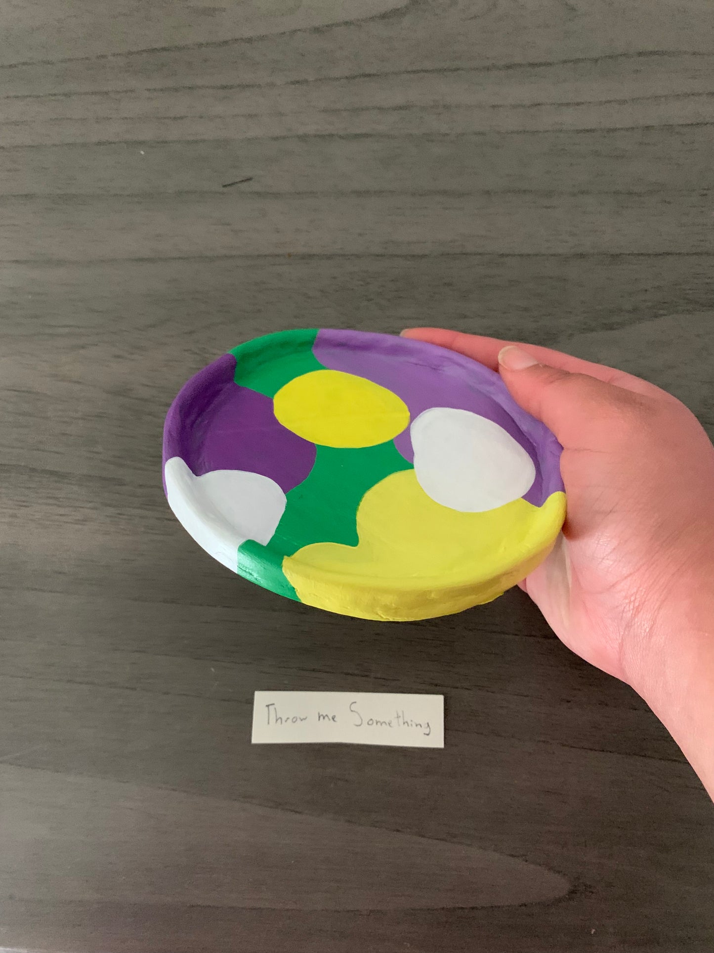 “Throw me Something “ Trinket Tray