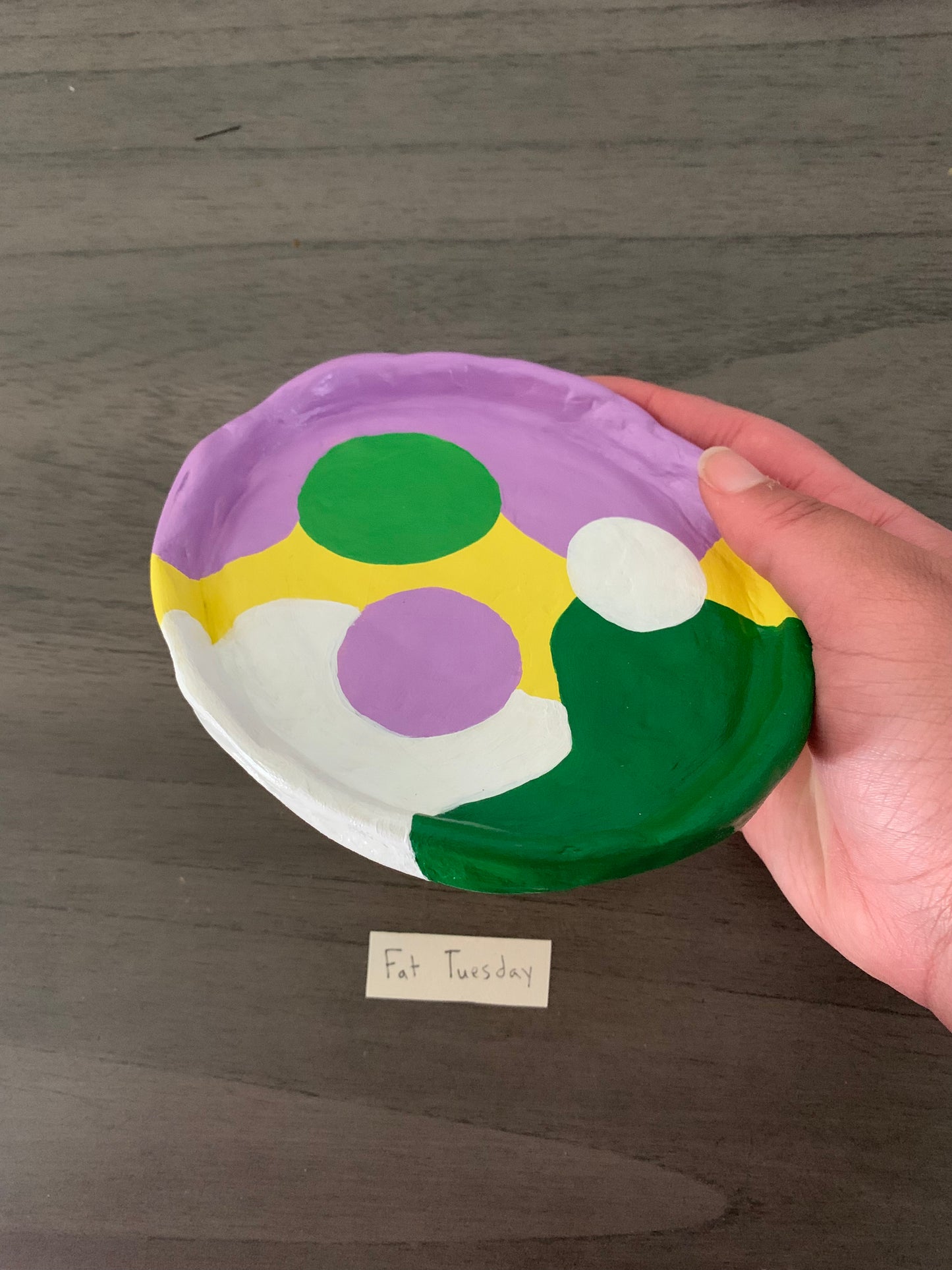 “Fat Tuesday “ Trinket Tray