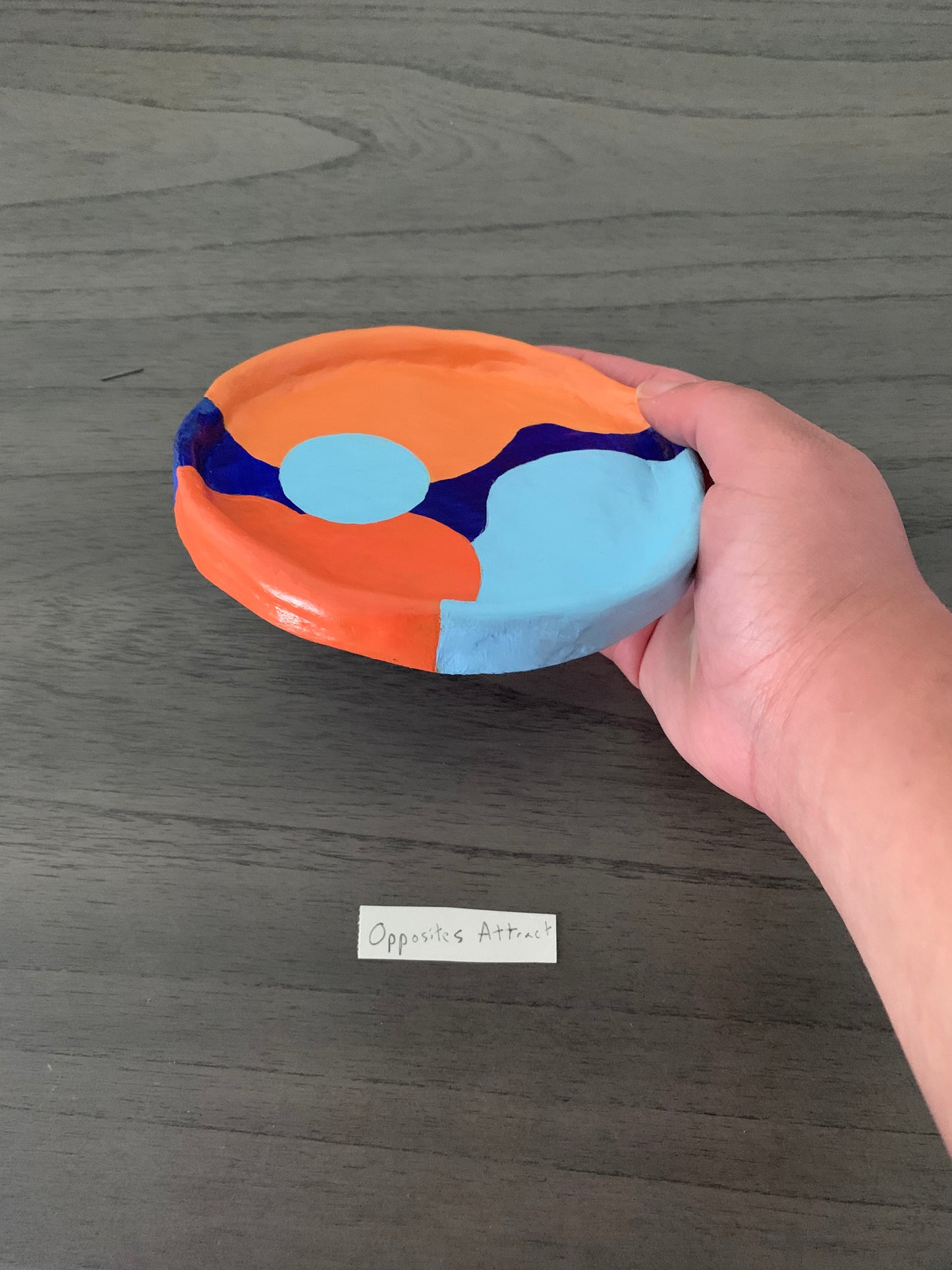 “Opposites Attract “ Trinket Tray