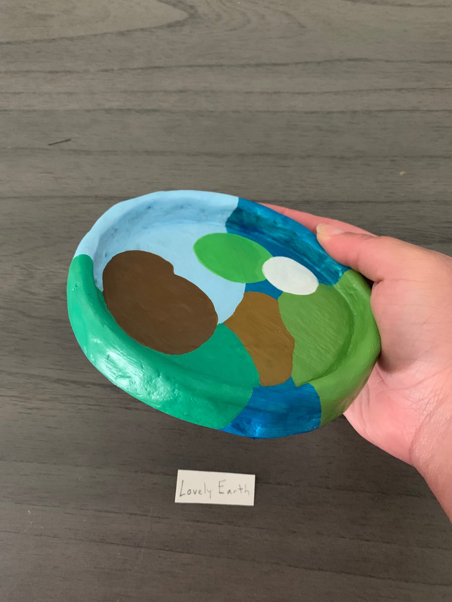 “Lovely Earth” trinket tray