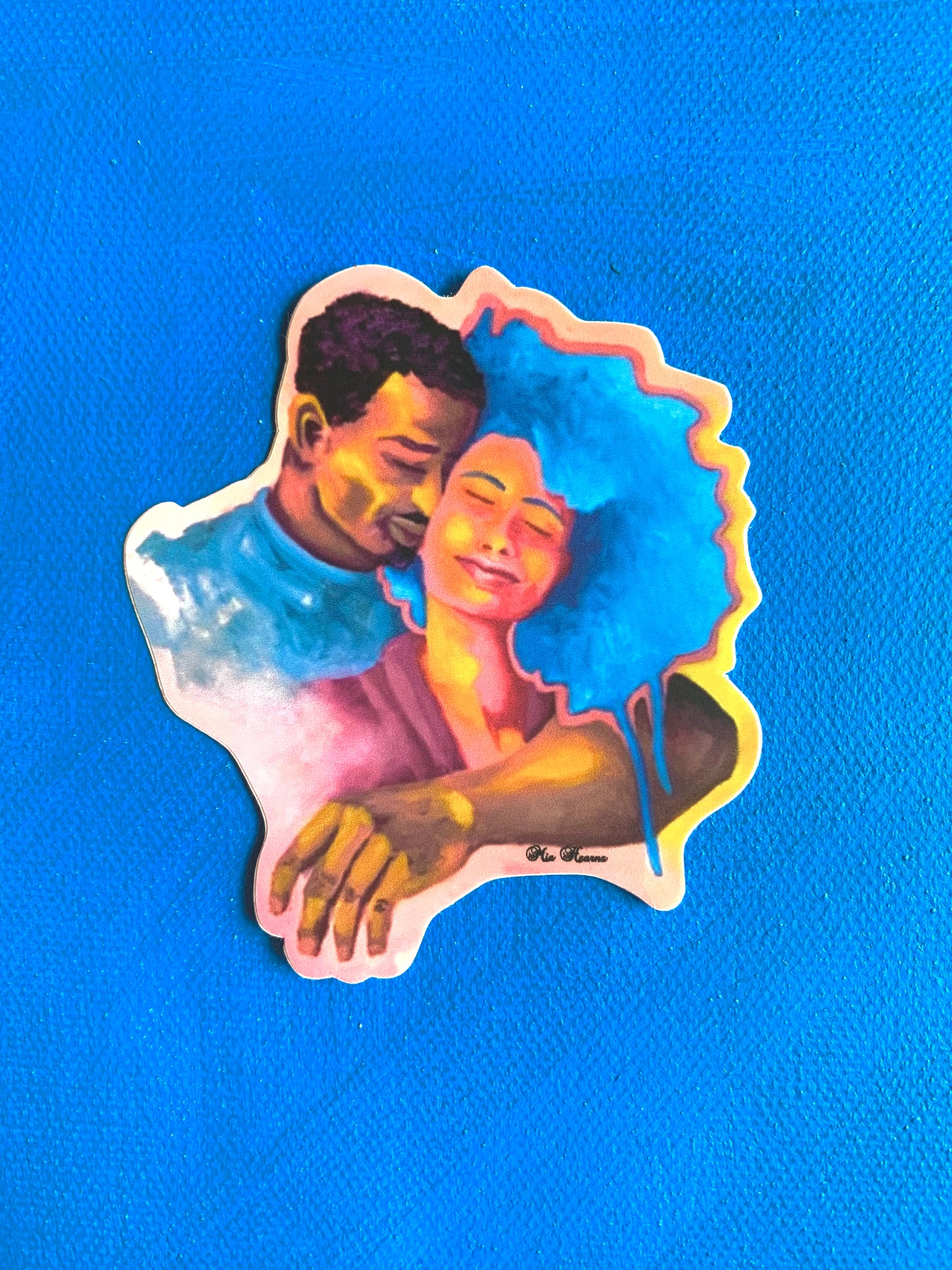 Warm love stickers