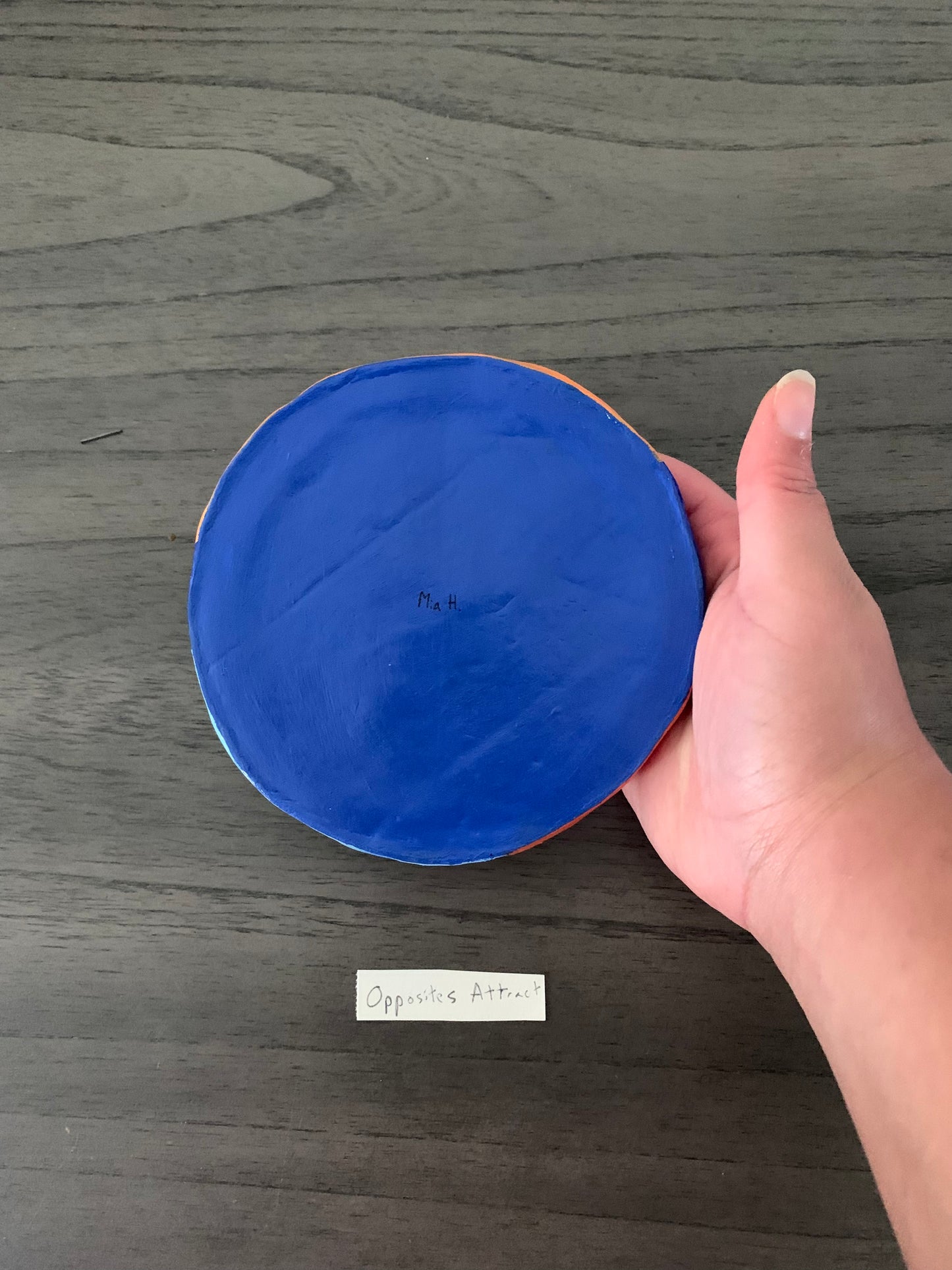 “Opposites Attract “ Trinket Tray