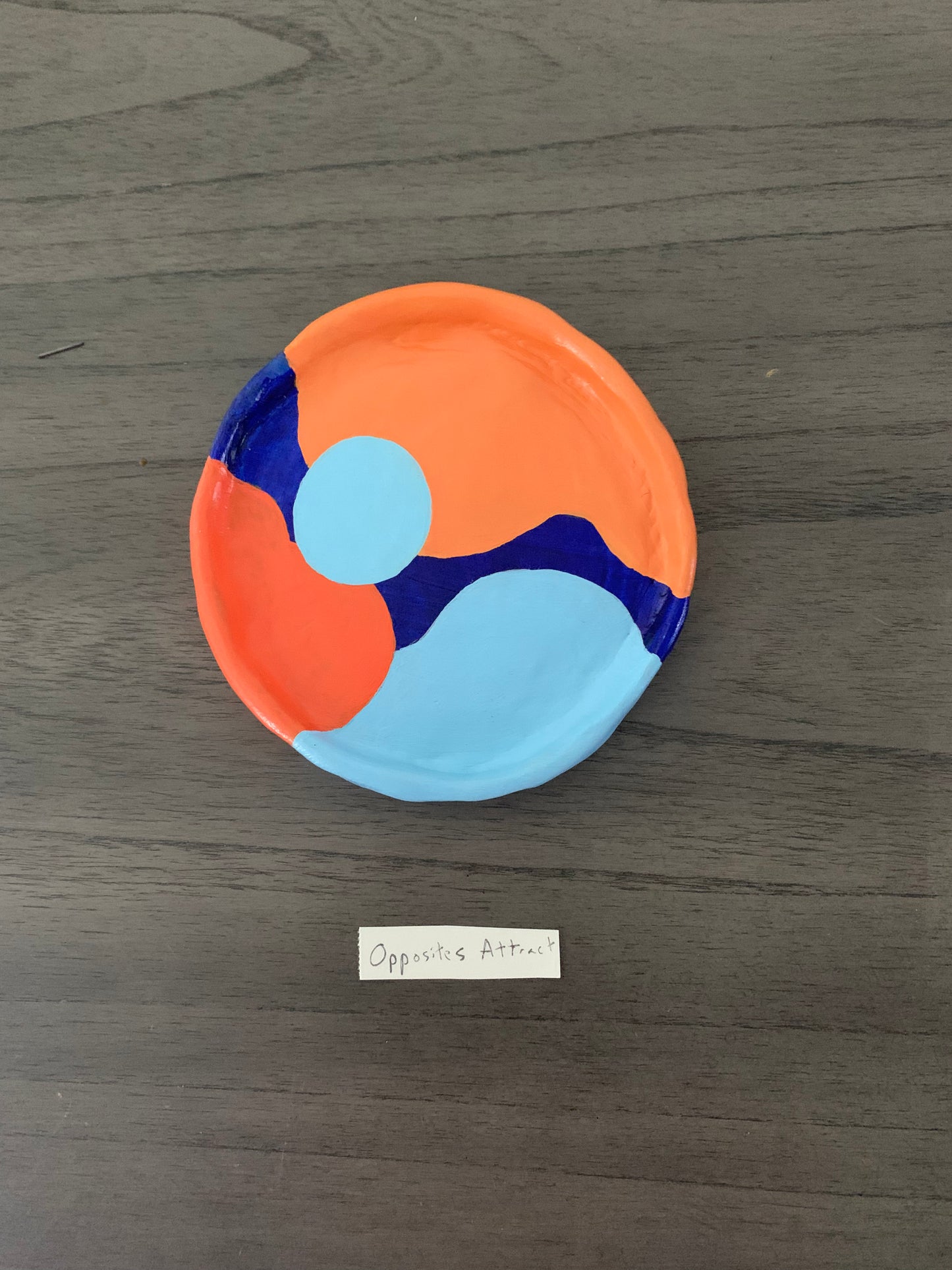 “Opposites Attract “ Trinket Tray