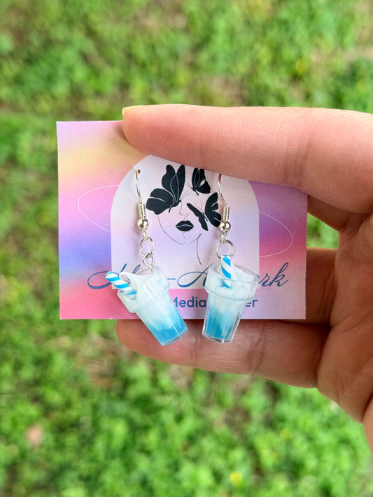 Brain Freeze Milkshake Earrings