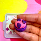 Pink Camo with Cream Spiral Valentine