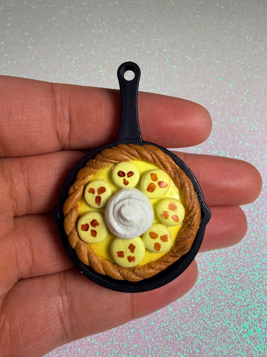 Banana Pie Skillet Charm