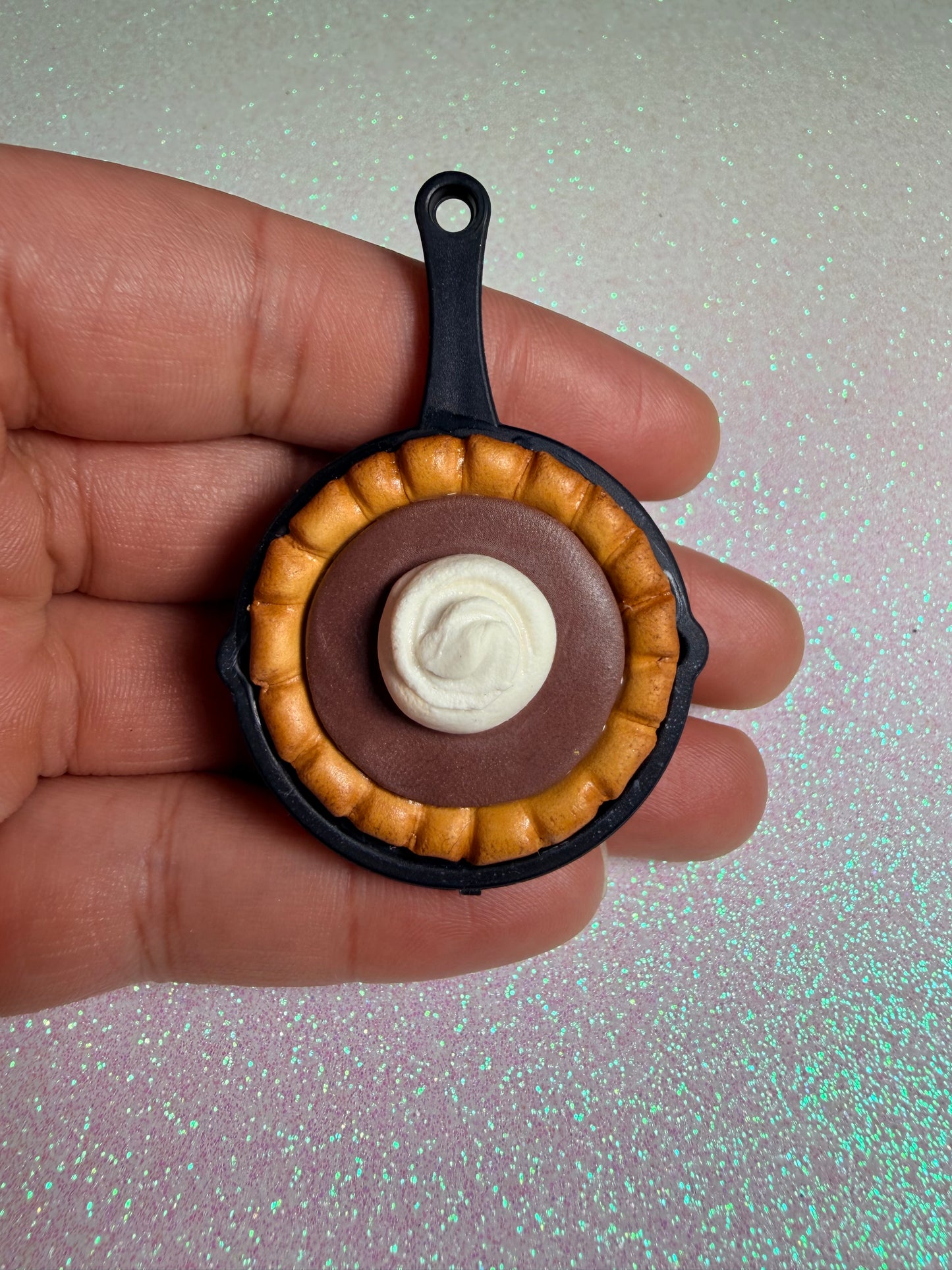 Chocolate Filling Skillet Charm