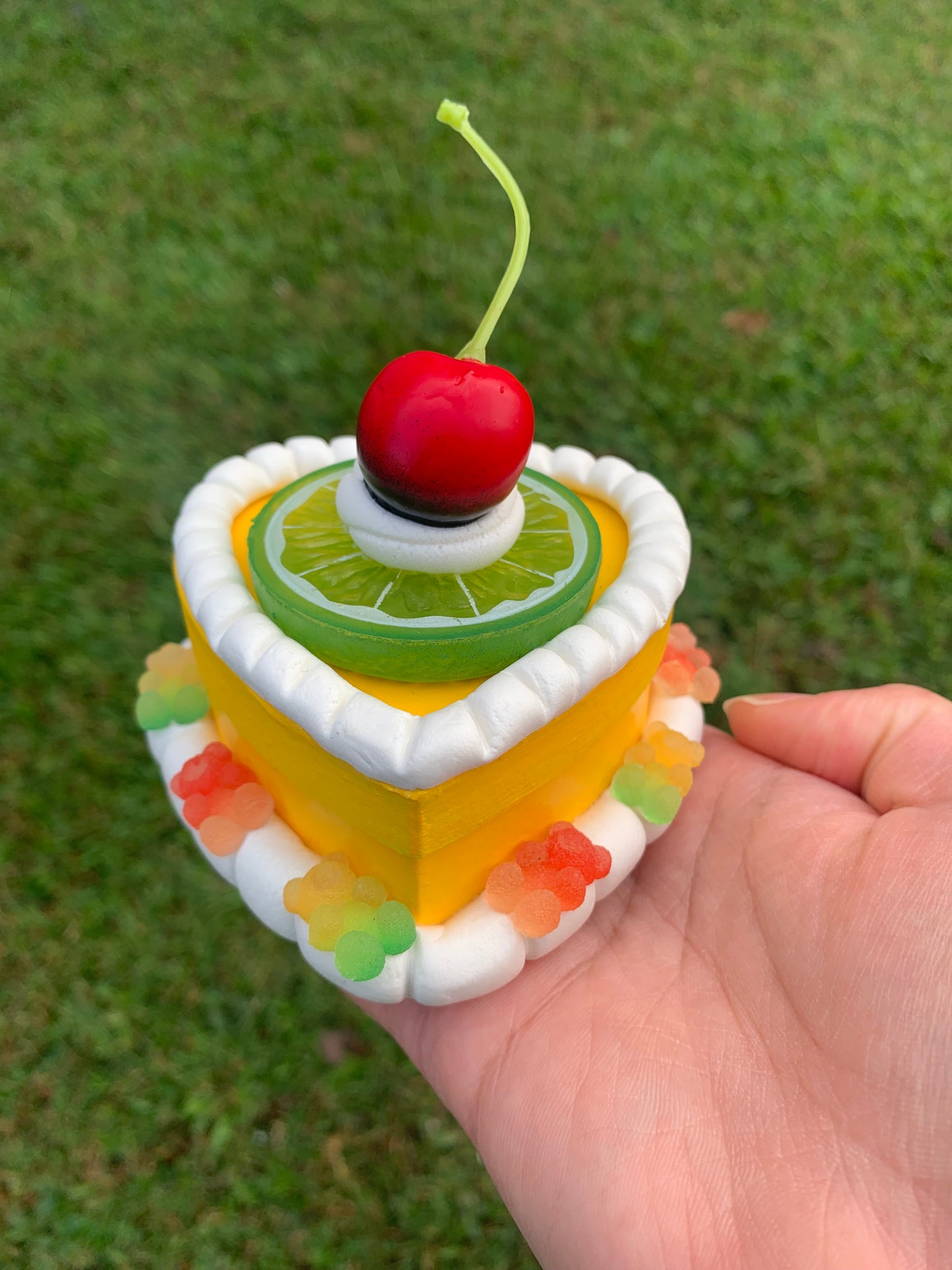 Citrus Gummy Candy Cake Box