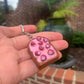Pomegranate Yogurt Toast Keychain