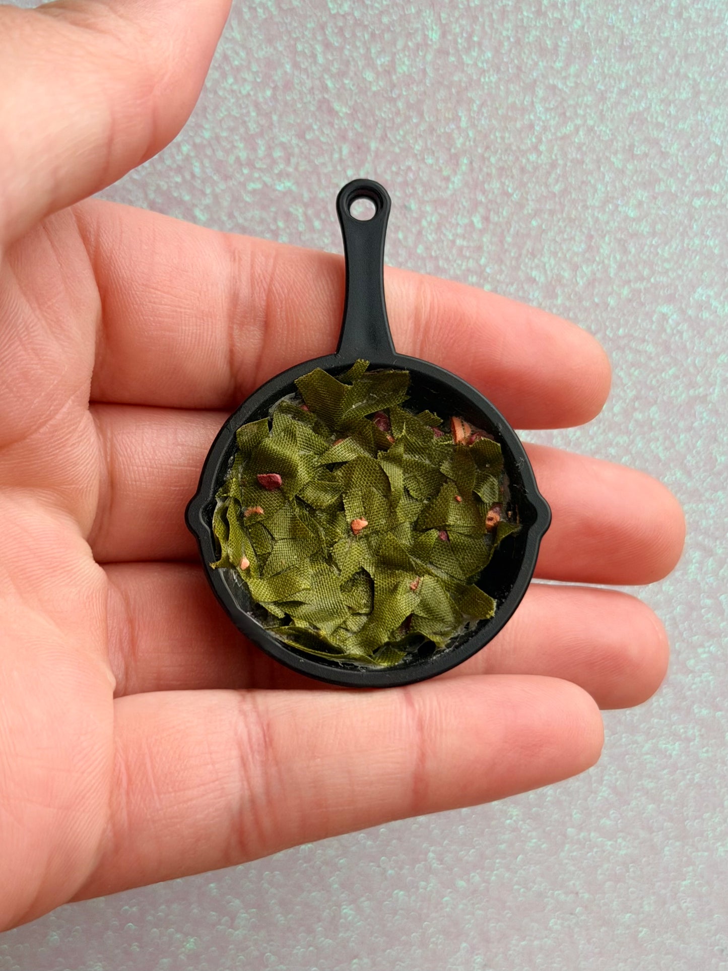 Mustard Greens Skillet Charm