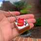 Apples and Grapes Yogurt Toast Keychain