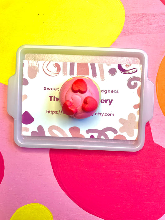 Strawberry Hearts Valentine Cookie