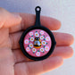 Pink Bee Skillet Charm ( Garden Pie Collection)