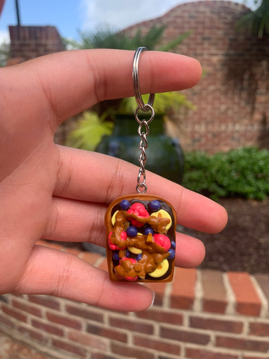 Crunchy Berry Toast Keychain