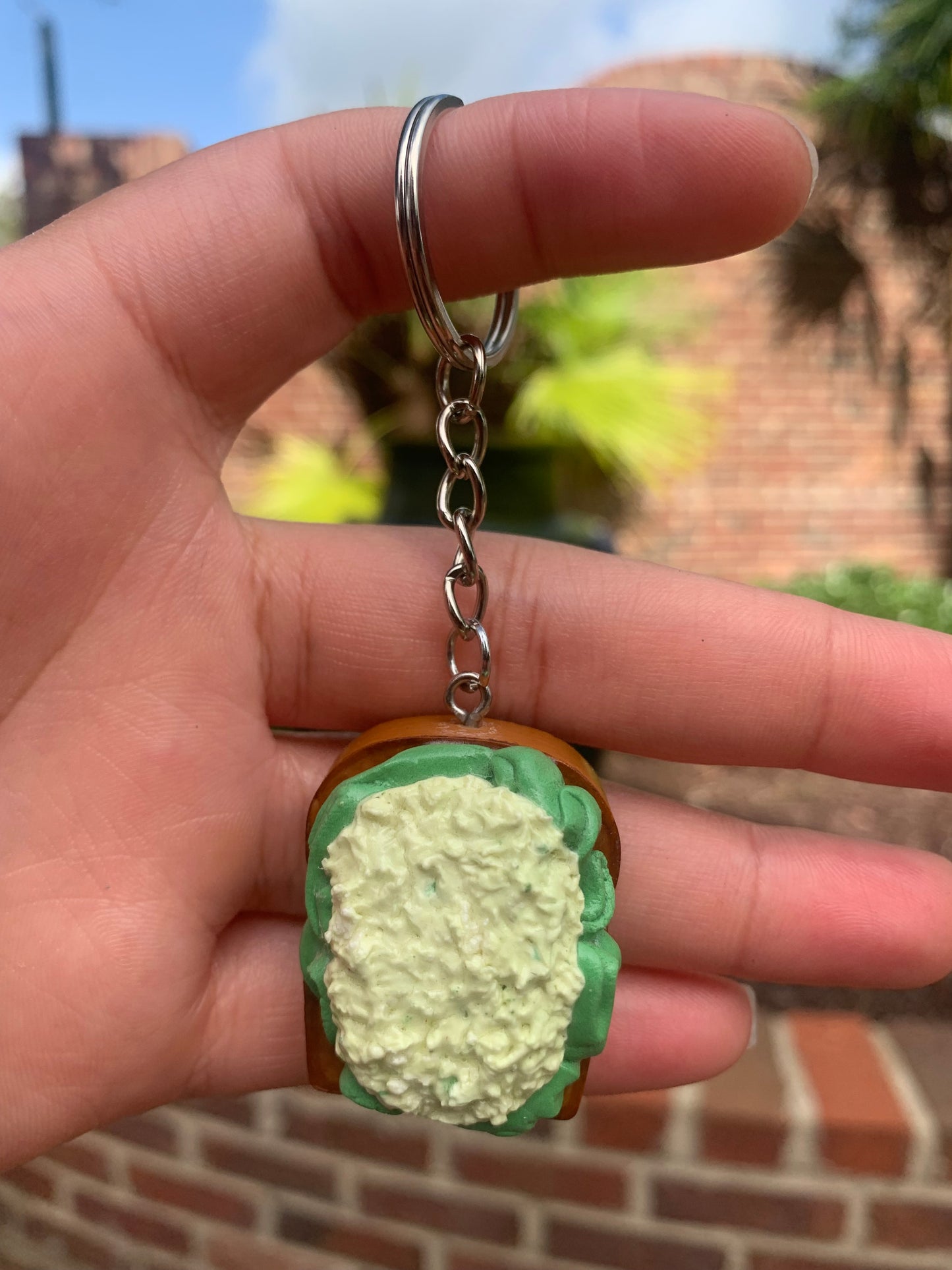 Lettuce Wrapped Tuna Toast Keychain