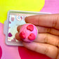 Strawberry Hearts Valentine Cookie