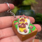 Boiled Egg and Bacon with Avocado Toast Keychain