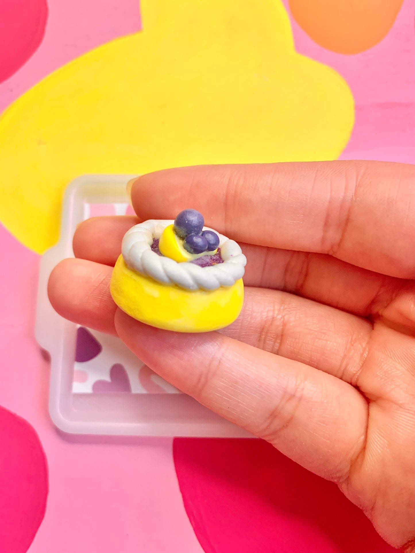 Lemon-berry Cream Cookie Magnet
